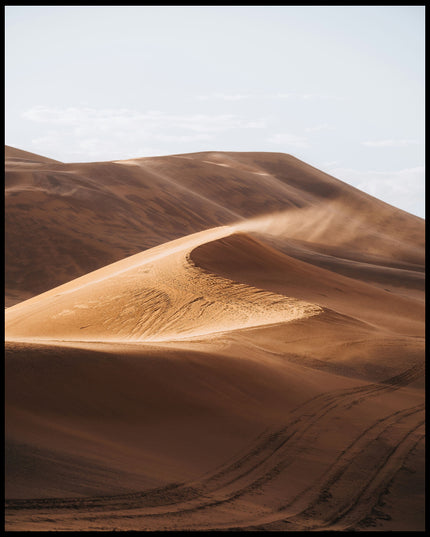 Leinwandbild von einer Sanddüne in der Wüste.