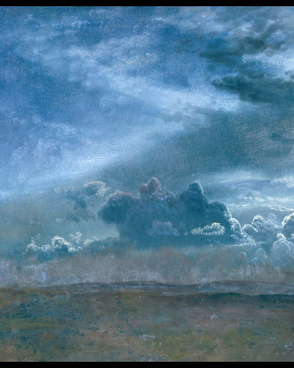 Landscape With Stormy Clouds