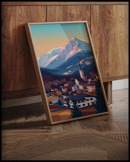 Seefeld Illustration Poster