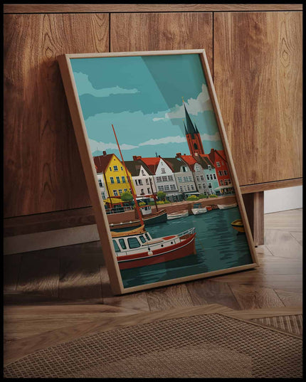 Rostock Illustration Poster