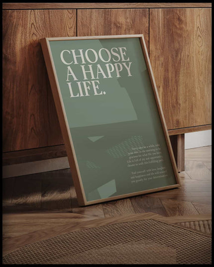 Choose Happy Poster