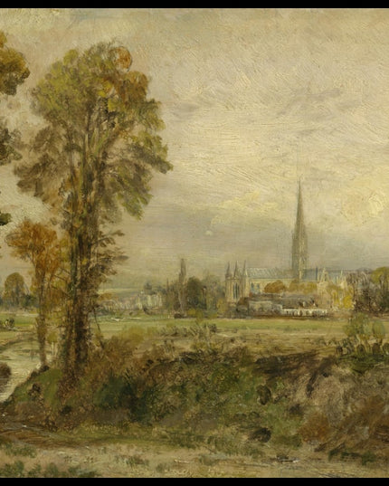 Distant View Of Salisbury Cathedral