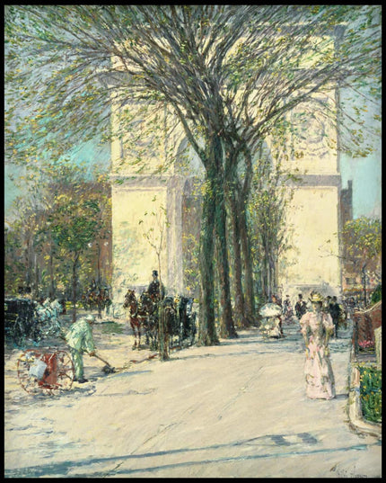 Washington Arch, Spring