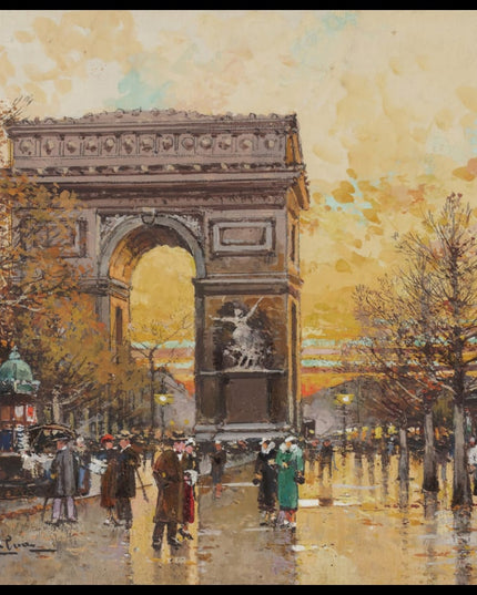 Arc de Triomphe in the Fall