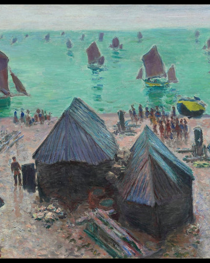 The Departure of the Boats, Étretat