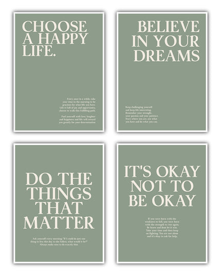 Motivation Poster Set