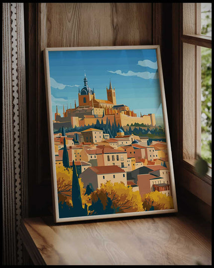 Segovia Illustration Poster