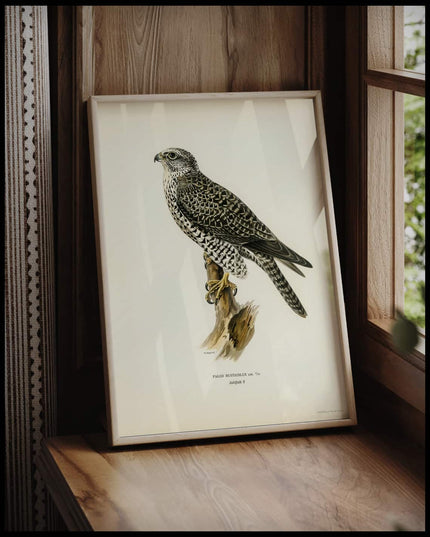 Falco Rusticolus Poster